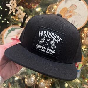 FASTHOUSE Speed Shop Flags SnapBack Hat Cap